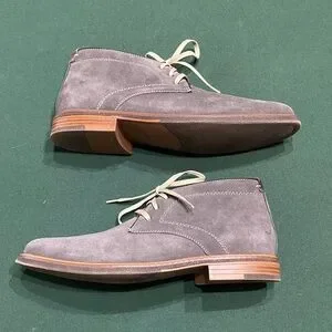 Johnston & Murphy Grey Suede Lace Up Chukka Boot Gum Sole Size 13M Dressy Johnston & Murphy | Shoes | Johnston Murphy Mens Grey Suede  main image 3